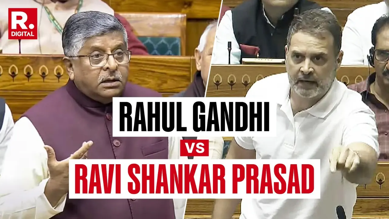 'Know Your Duty': Ravi Shankar Prasad Schools Rahul Gandhi in Parliament as LoP Reiterates 'PM Compromised' 'Know Your Duty': Ravi Shankar Prasad Schools Rahul Gandhi in Parliament as LoP Reiterates 'PM Compromised'