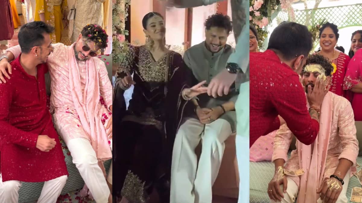 Kuldeep Yadav Wedding: चहल ने लगाई अपने जिगरी यार को हल्दी, मेहंदी पर मंगेतर वंशिका संग थिरके कुलदीप यादव