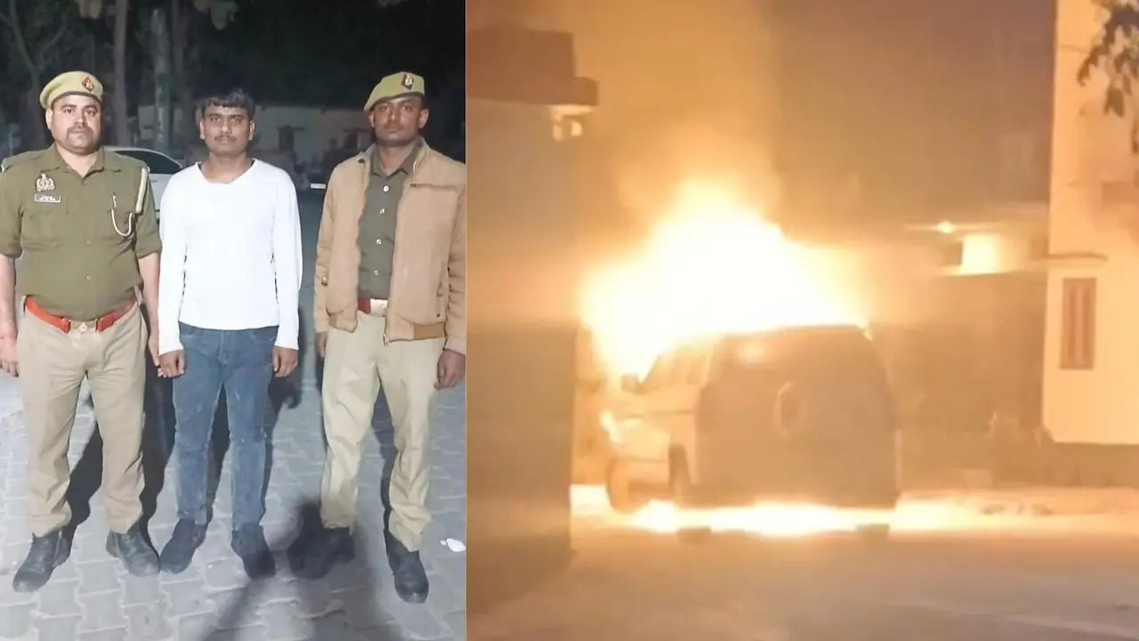 UP: मोहब्बत और 'एक कमरे में वक्त गुजराने' की गंदी सोच की आग में जली BDO की सरकारी गाड़ी, पुलिस ने खाना बनाने वाली के प्रेमी को किया गिरफ्तार kushinagar news police arrested man who set fire BDO govt vehicle