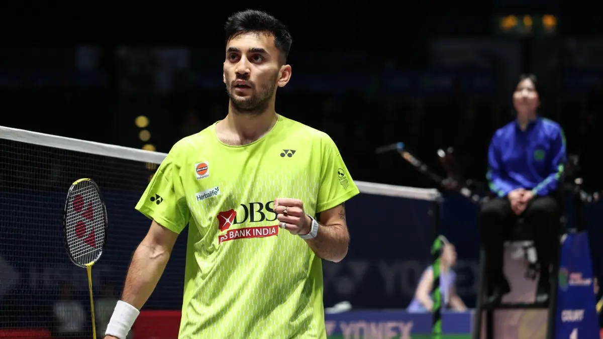 All England Open 2026: Lakshya Sen Stages Massive Upset In Opening round, Defeats Defending Champion Shi Yuqi Lakshya Sen in action
