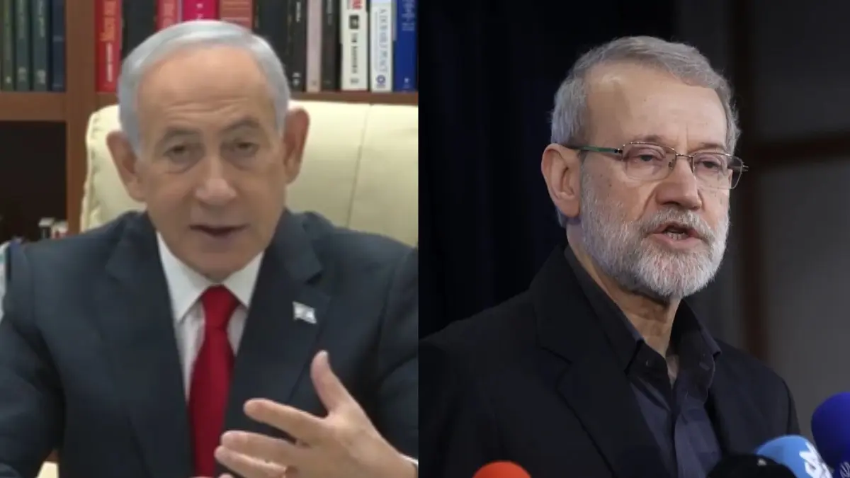 'We Eliminated Ali Larijani': Netanyahu in Video Message, Hints At 'Surprises', Asks Israelis to Ignore 'Channels of Gloom' 'We Eliminated Ali Larijani': Netanyahu in Video Message, Hints At 'Surprises', Asks Israelis to Ignore 'Channels of Gloom'