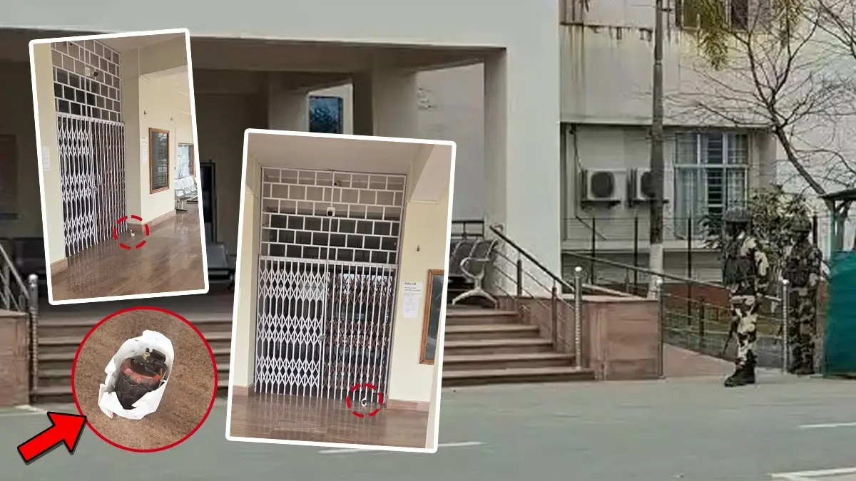 Live Grenade Found at JNIMS Hospital Administrative Block Triggers Panic, Security Tightened Live Grenade Found at JNIMS Hospital Administrative Block Triggers Panic, Security Tightened