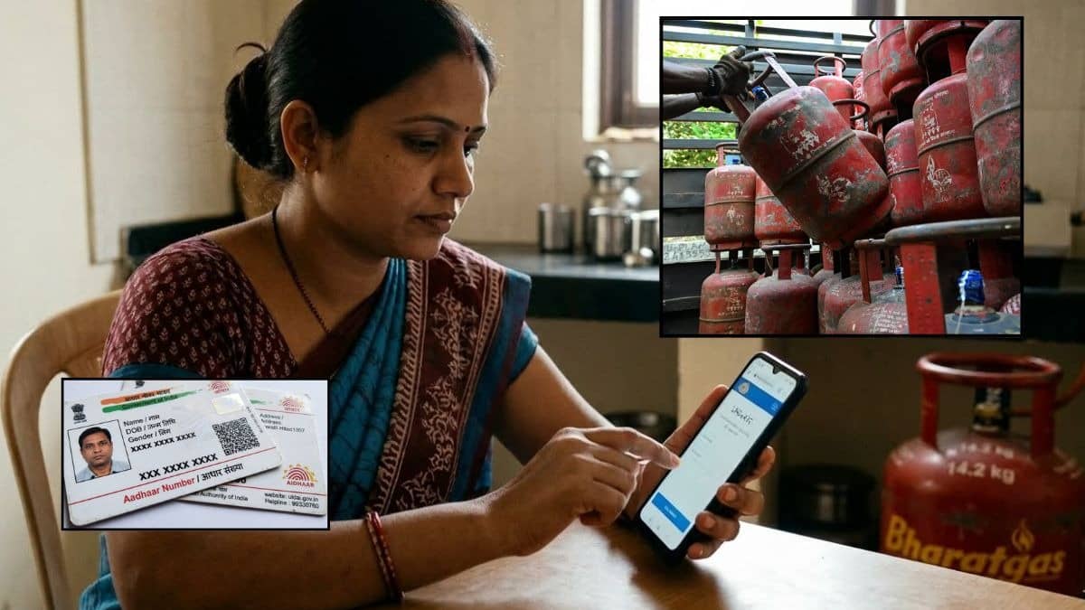 lpg cylinder new rule -aadhaar-e-kyc-rule-online-govt-make biometric-authentication-process mandatory 