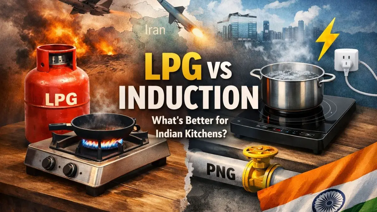 LPG Shortage, PNG Uncertainty and Induction Cooking: What the Israel-Iran War Means for Indian Kitchens Lpg induction