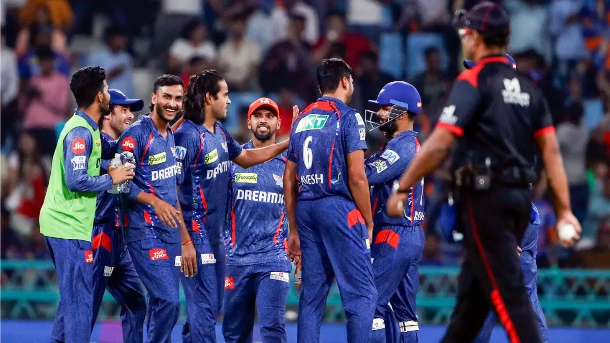 Tom Moody Discusses LSG's Focus On Domestic Pace-Bowling And Trophy Goals For IPL 2026 LSG players celebrating after taking a wicket in IPL 2025