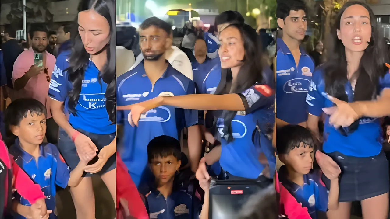 'हाथ थामे, NO Flash Please...'हार्दिक की एक्स वाइफ के बेटे अगस्त्य की ढाल बनी माहिका शर्मा, भीड़ से ऐसे बचाया- VIDEO Mahika Sharma protects boyfriend Hardik Pandya son agastya