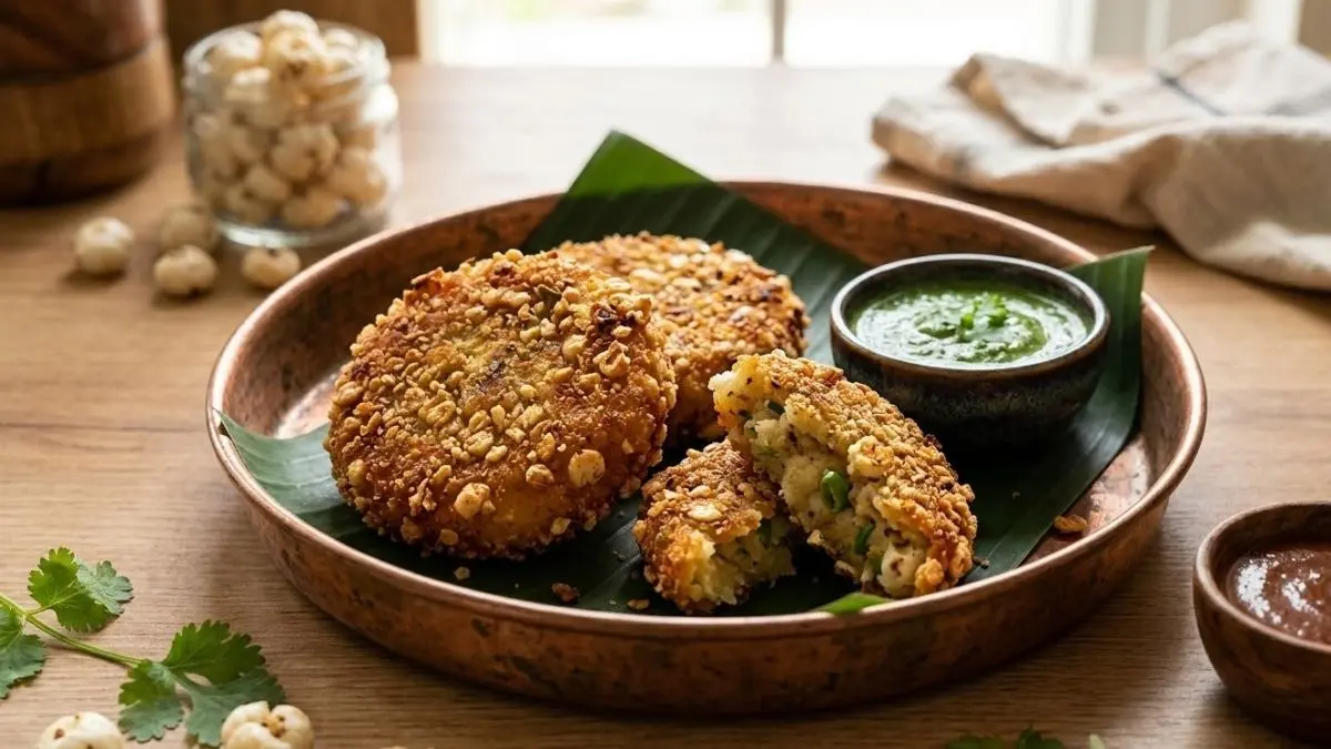 Makhana crispy Recipe: मखाने से बनाएं 2 टेस्टी स्नैक्स, मिनटों में तैयार होगी कुरकुरी टिक्की और गार्लिक रोस्टेड मखाना Makhana crispy Recipe