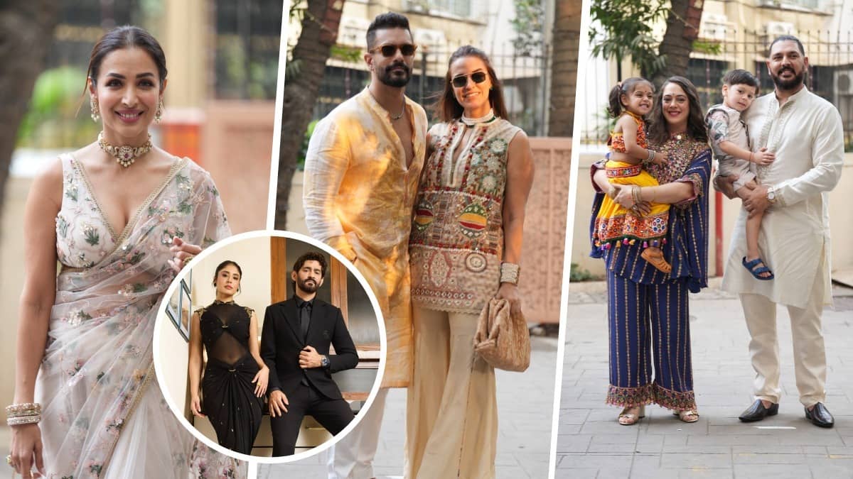 Malaika Arora, Neha Dhupia, Angad Bedi and more arrived for Kritika Kamra and Gaurav Kapur's wedding in Mumbai
