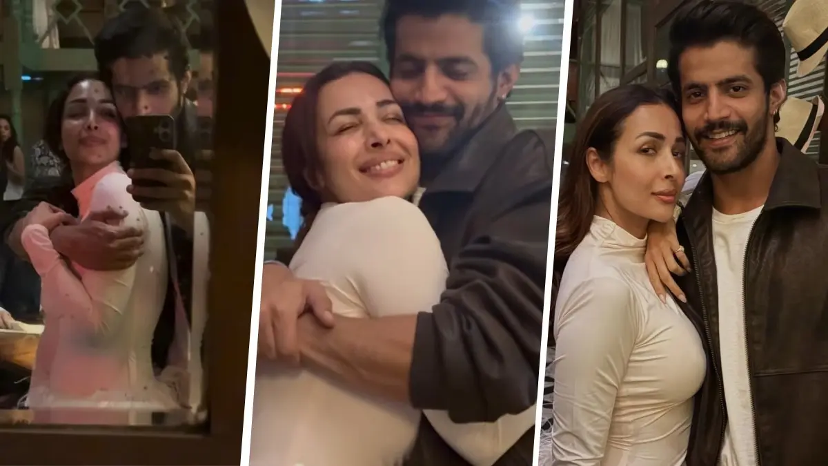 Malaika Arora Cozies Up To Splitsvilla X6 Fame Sorab Bedi Amid Her Dating Rumours With 19-Year Younger Businessman Harsh Mehta Malaika Arora snapped with Sorab Bedi at Sweeney's opening night