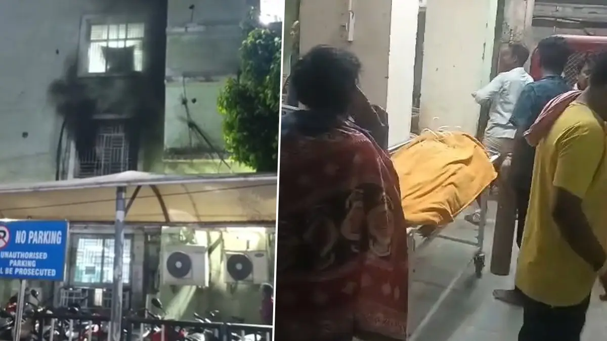 Massive Fire Breaks Out at SCB Medical College ICU in Odisha’s Cuttack; 10 Patients Killed Massive Fire Breaks Out at SCB Medical College ICU in Odisha’s Cuttack; 10 Patients Killed