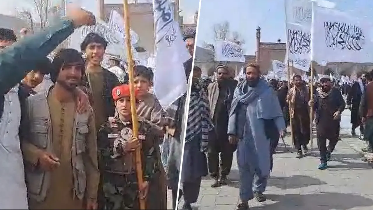 Massive Protests Erupt in Kabul Against Pakistan as Afghan-Pak Clashes Enter 8th Day Massive Protests Erupt in Kabul Against Pakistan as Afghan-Pak Clashes Enter 8th Day