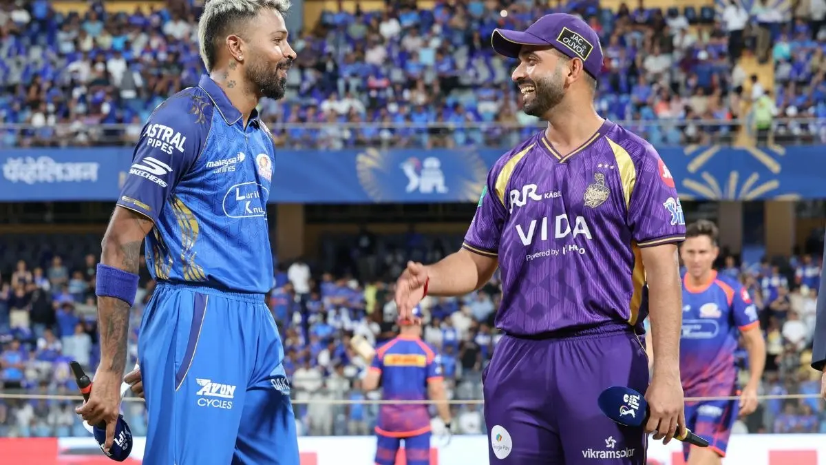 MI vs KKR: मुंबई इंडियंस ने जीता टॉस, कोलकाता नाइट राइडर्स को दिया बैटिंग का न्योता, ये रही दोनों टीमों की प्लेइंग 11 MI vs KKR IPL 2026