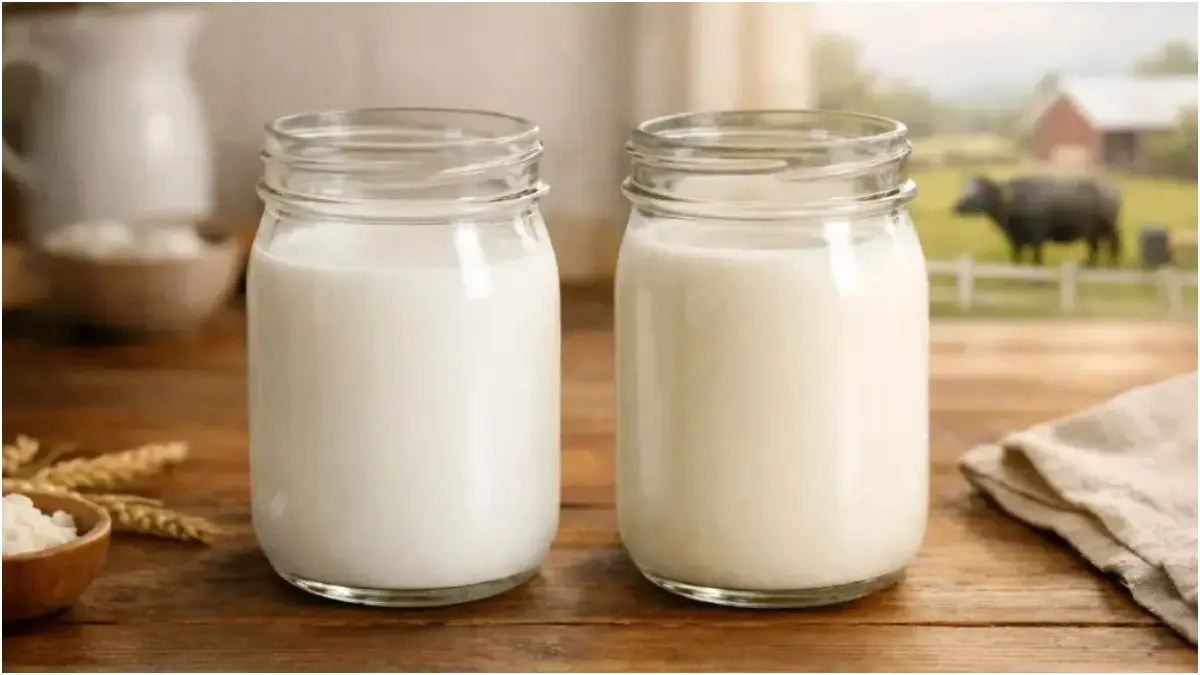 Cow Milk Vs Buffalo Milk: Can One Really Boost A Child's Intelligence? Milk contains essential nutrients for bone and overall health