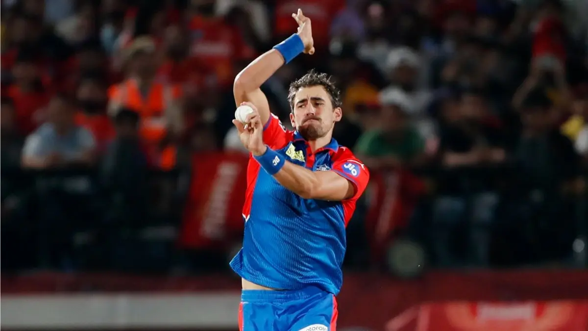 Mitchell Starc Slams 'Misinformed' Claims About His Injury, Apologises To DC And Fans For Delay In IPL 2026 Mitchell Starc in action during IPL 2025