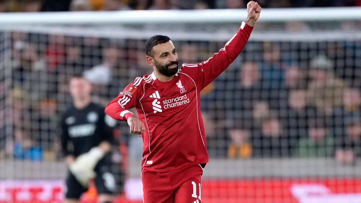 Late Brilliance From Robertson and Salah Leads Liverpool's Comeback To Defeat Wolves; March Into FA Cup Quarterfinals Mohamed Salah