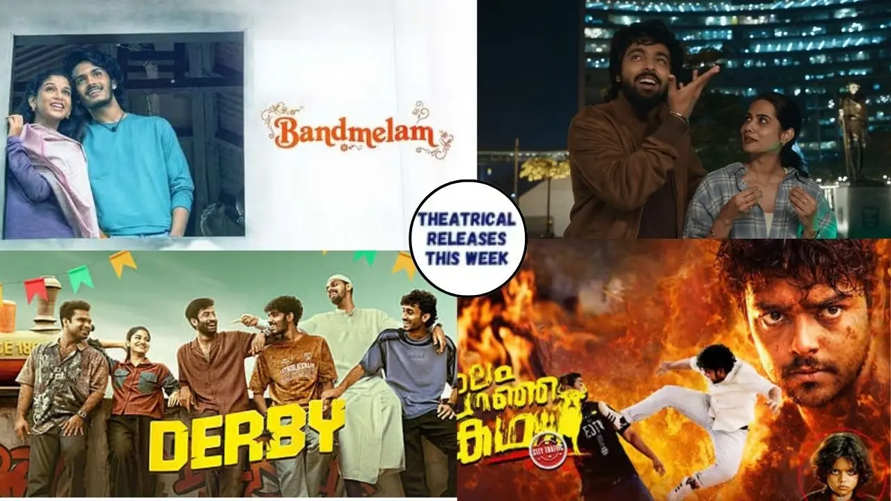 Movies Releasing In Theatres This Week: Band Melam, Happy Raj, Prathichaya, Kirata, And More Movies Releasing In Theatres This Week: Band Melam, Happy Raj, Prathichaya, Kirata, And More