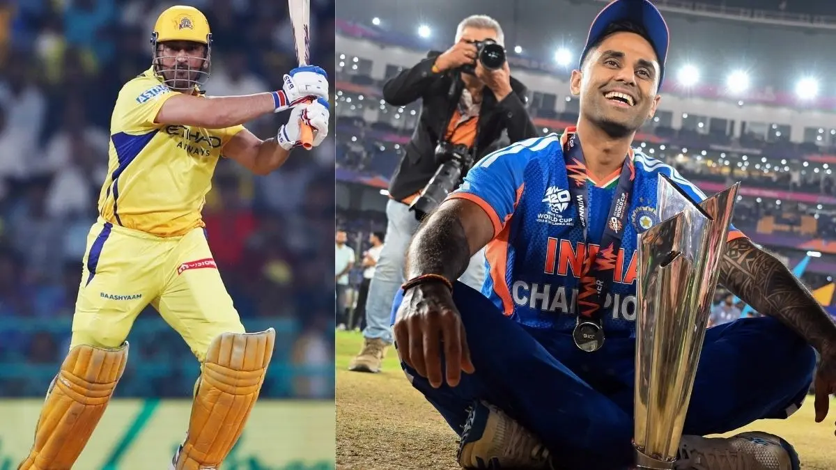 Suryakumar Yadav Recalls MS Dhoni's Advice After India's Historic T20 World Cup Win MS Dhoni and Suryakumar Yadav