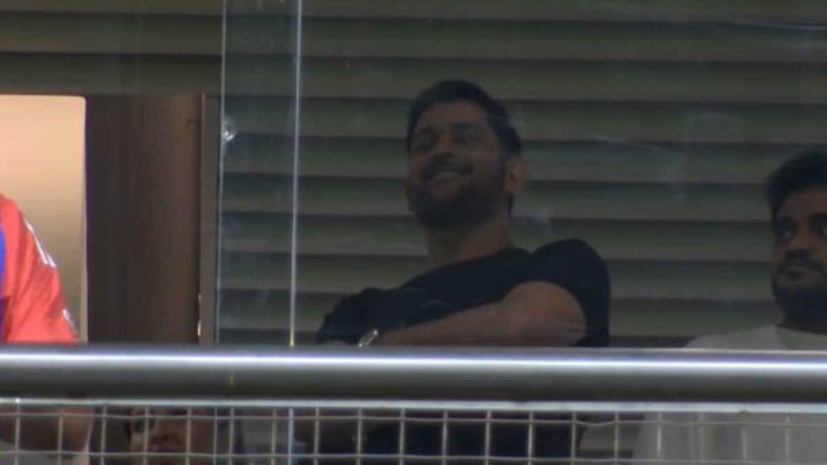 MS Dhoni in Wankhede
