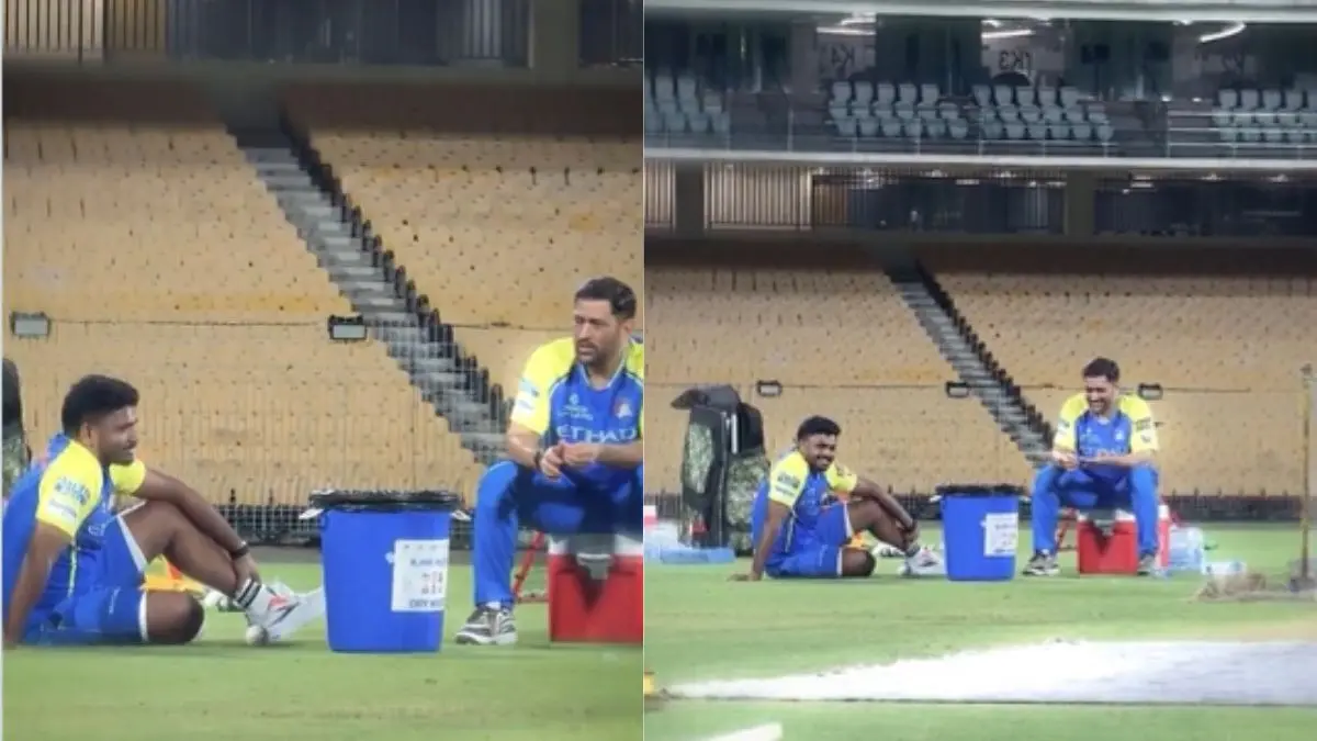 VIDEO: 'दो महीने साथ रहेंगे माही भाई!' संजू और धोनी की मुलाकात ने सोशल मीडिया पर मचाया गदर, क्या है पूरा मामला? MS Dhoni Sanju Samson IPL