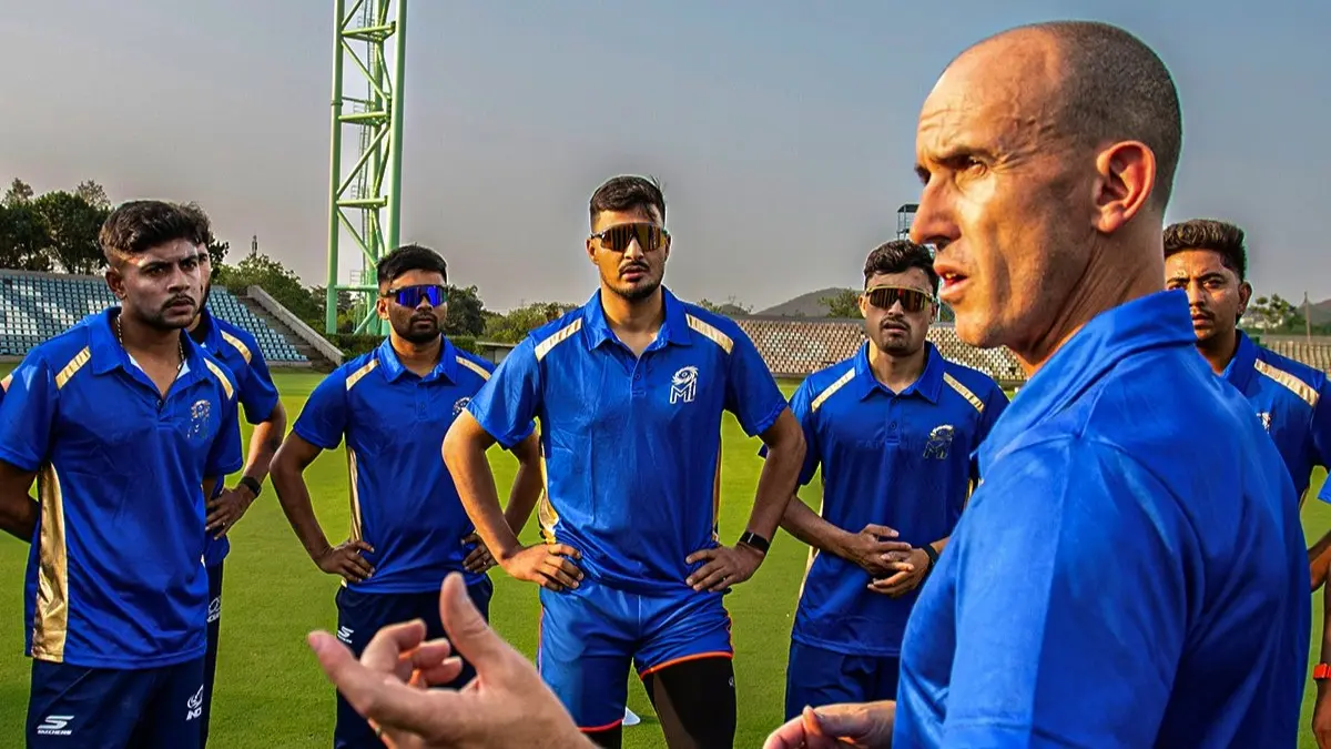Mumbai Indians Commens Pre-season Training Ahead Of IPL 2026 Mumbai Indians players in a practice session