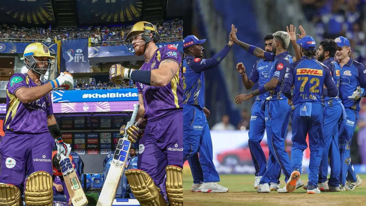 MI vs KKR: हाईवोल्टेज मुकाबले में KKR ने MI को दिया 221 रन का लक्ष्य, अजिंक्य रहाणे और अंगकृष रघुवंशी चमके Mumbai Indians vs Kolkata Knight Riders