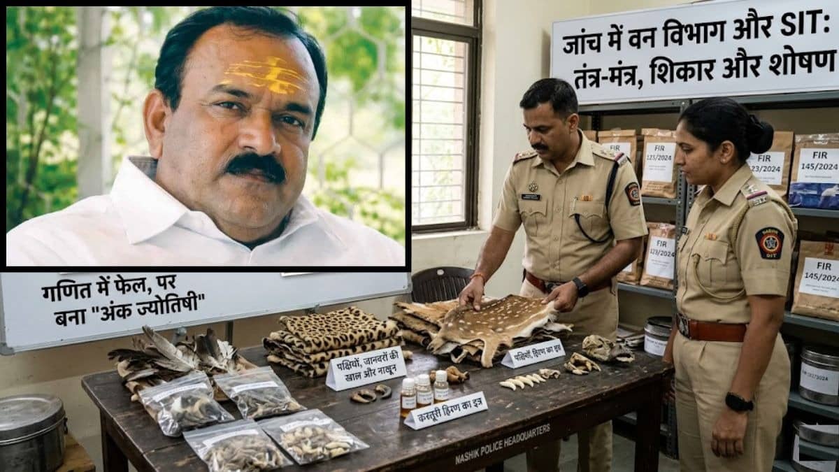 रेप के बाद नरबलि का भी एंगल, कई पक्षियों की खाल और जानवरों के नाखून बरामद, ढोंगी बाबा अशोक खरात के काले कारनामों का खुलासा