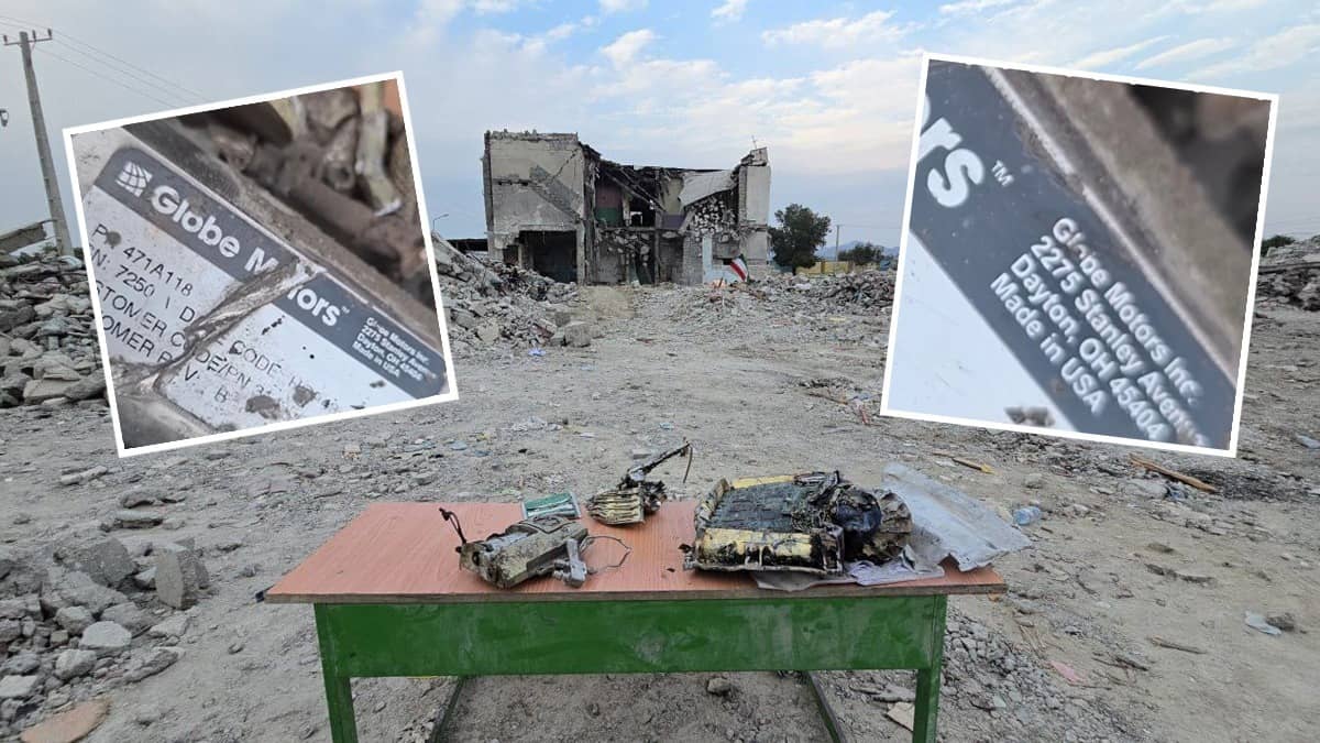 New Photos Shared by Irani Media Show Fragments of a US Tomahawk Missile Linked to Minab School Bombings