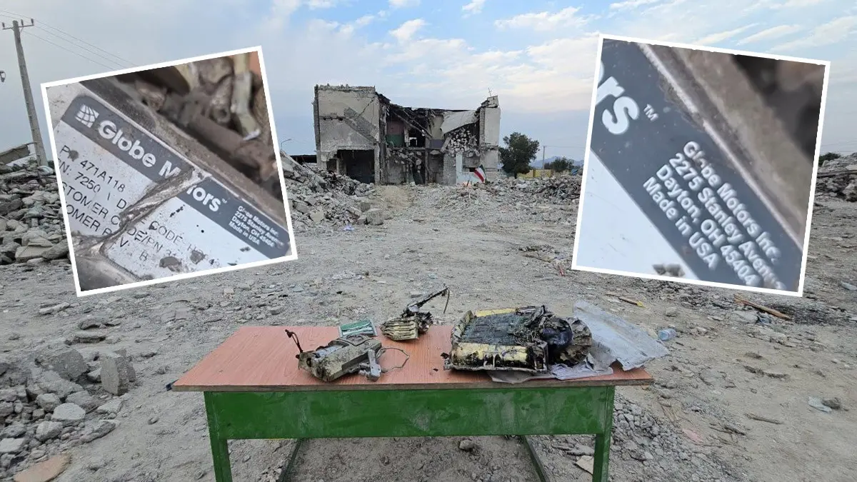 Photos of Recovered Missile Fragments in Iran School Bombing Triggers Fresh Debate Over USA's Involvement in the Tragedy New Photos Shared by Irani Media Show Fragments of a US Tomahawk Missile Linked to Minab School Bombings