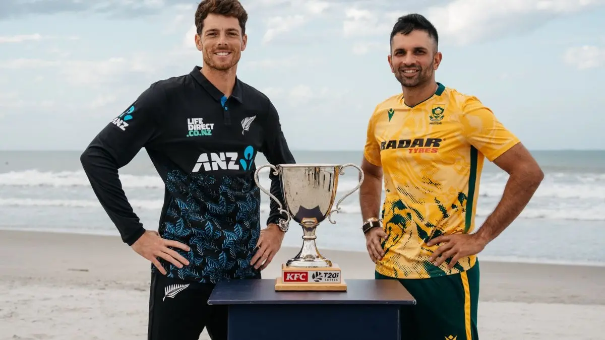 सैंटनर की एक और टॉस की गलती: टी20 वर्ल्ड कप फाइनल से भी नहीं लिया सबक, अब साउथ अफ्रीका ने घर में धोया New Zealand vs South Africa 1st T20