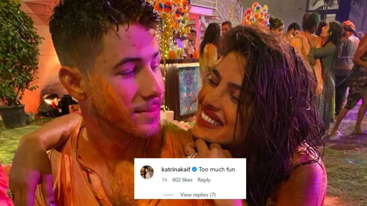 Katrina Kaif Calls Nick Jonas-Priyanka Chopra's Throwback Holi Photo 'Too Much Fun' Nick Jonas shares Holi throwback with Priyanka Chopra