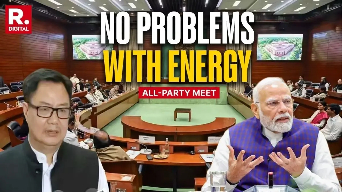 No Energy Shortage in India: Govt Assures in All-Party Meeting as West Asia War Rages No Energy Shortage in India: Govt Assures in All-Party Meeting as West Asia War Rages