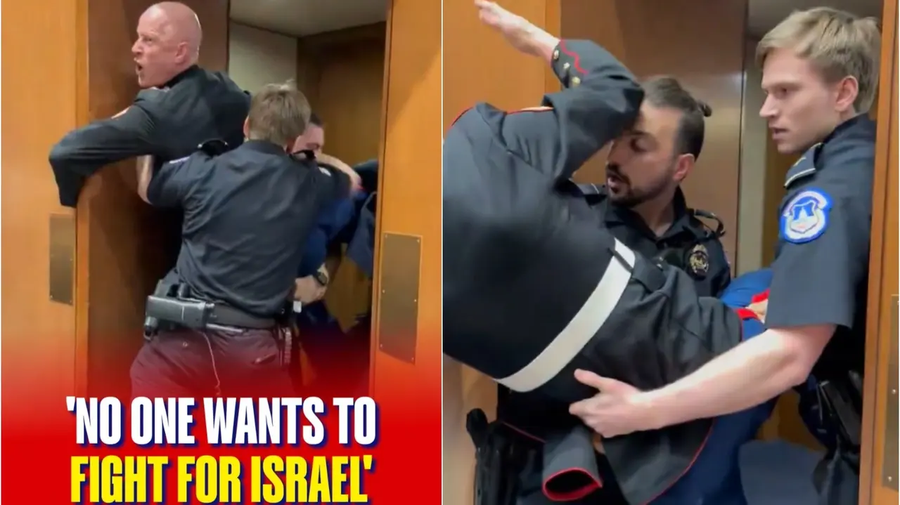 'No One Wants To Fight For Israel': Ex-Mariner Dragged Out Of US Senate, Arm Broken For Anti-Israel Protest | VIDEO 'No One Wants To Fight For Israel': Ex-Mariner Dragged Out Of US Senate, Arm Broken For Anti-Israel Protest