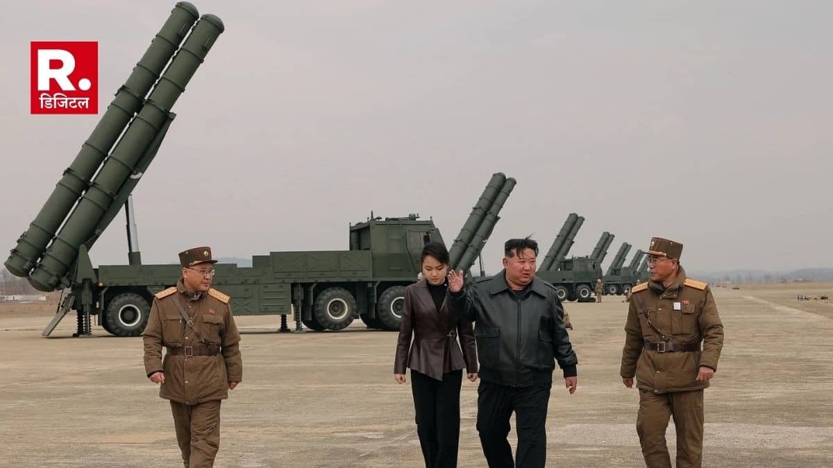 ईरान युद्ध के बीच उत्तर कोरिया ने दिखाई परमाणु-सक्षम रॉकेट की ताकत, किम जोंग ने बेटी के साथ देखी 600mm कैलिबर के रॉकेट लॉन्चरों की स्ट्राइक ड्रिल