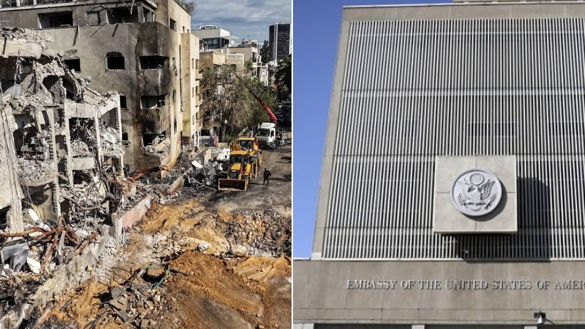 'Not in Position to Evacuate': US Embassy in Jerusalem Issues Advisory to Nationals Stuck in Israel Amid Iran War