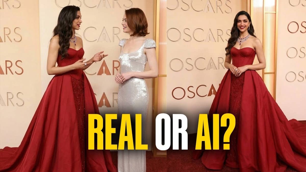 Photos of Deepika Padukone from Oscars 2026 red carpet go viral