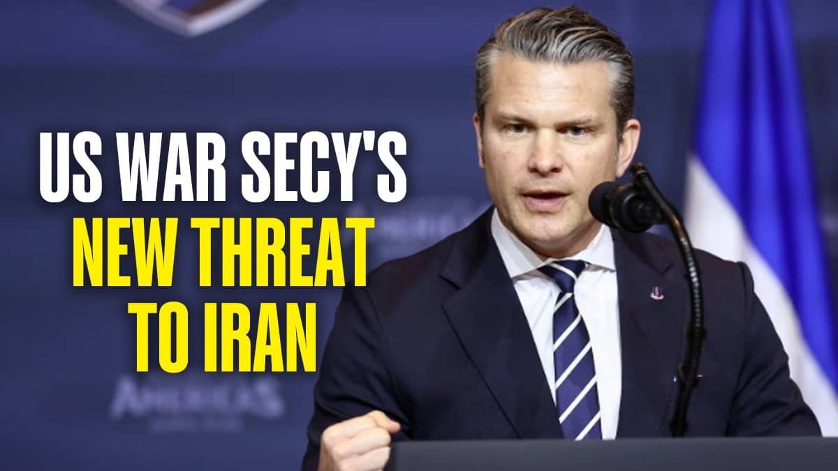 'Plan to Defeat, Destroy, Disable Iran's Military Capabilities at Pace World Has Never Seen': US War Secy's New Threat