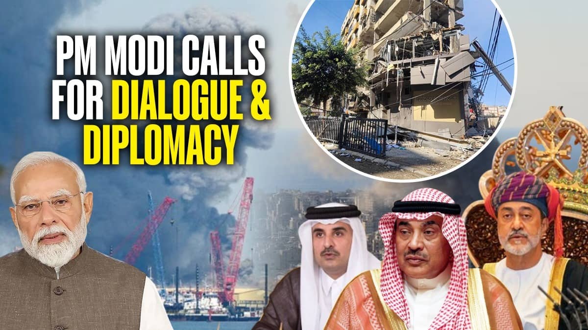 PM Modi Dials Gulf Leaders, Condemns 'Violation of Territorial Integrity,' Stresses 'Dialogue & Diplomacy' | Israel-Iran War