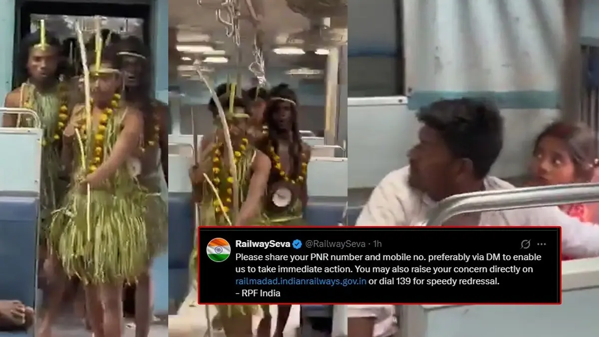 Prank or Public Nuisance: Railway Authorities React to Strange Prank on a Moving Train Prank on a moving train