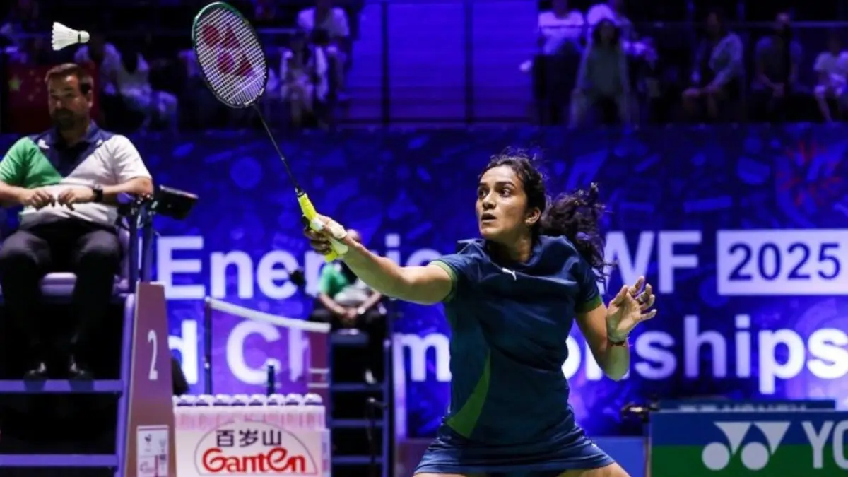 PV Sindhu Targets Asian C'ships Return After Missing All England Championship, Swiss Open Due To West Asia Conflict PV Sindhu in action