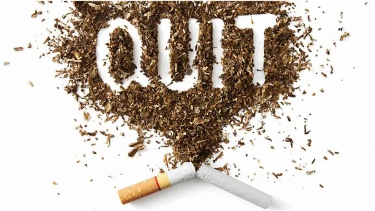 Quitting cigarette smoking begins with strong determination