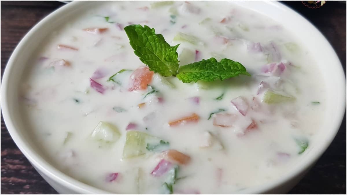 Raita is made from curd or yogurt which is good for gut health and digestion