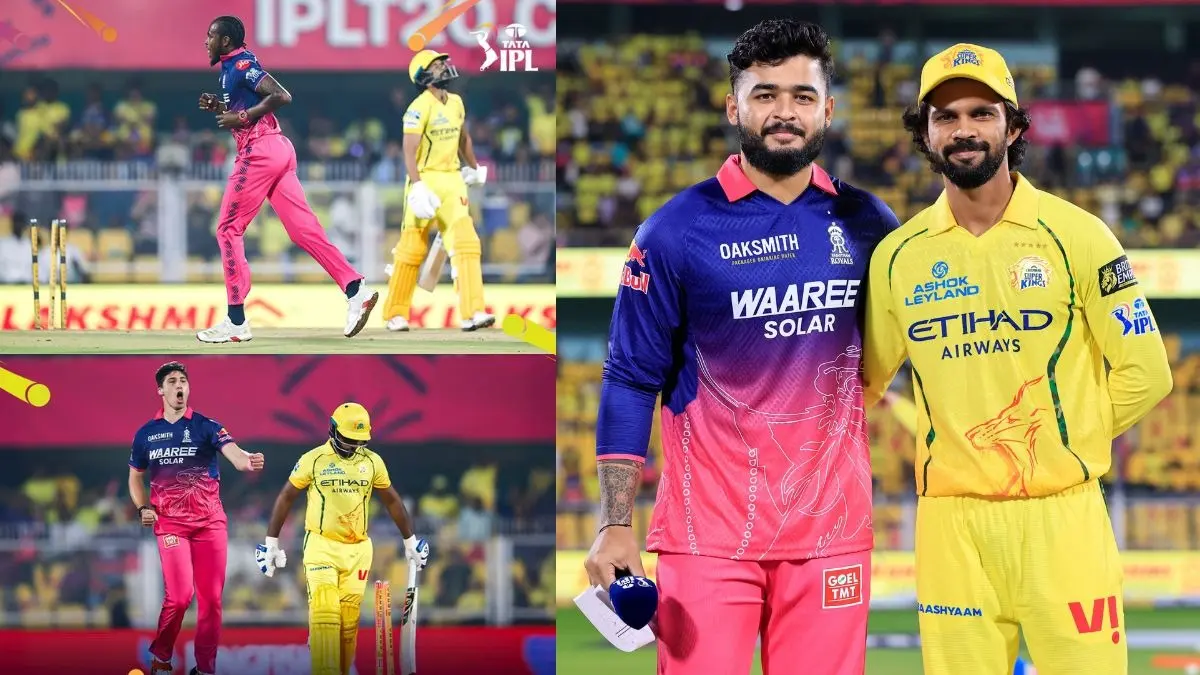 RR vs CSK: पहले मैच में ही चेन्नई ने कटाई नाक... शिवम दुबे, संजू सैमसन जैसे वर्ल्ड कप के धुरंधर भी फेल, पूरी टीम सिर्फ इतने रन पर ढेर Rajasthan Royals vs Chennai Super Kings IPL 2026