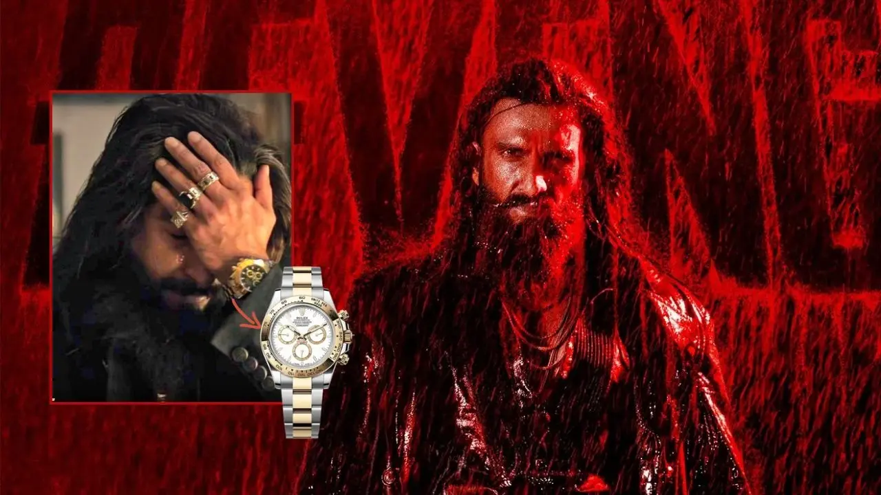 Ranveer Singh’s Hamza Look In Dhurandhar The Revenge Grabs Attention As Fans Spot ₹25 Lakh Rolex Daytona In Trailer Ranveer Singh's Rolex Watch
