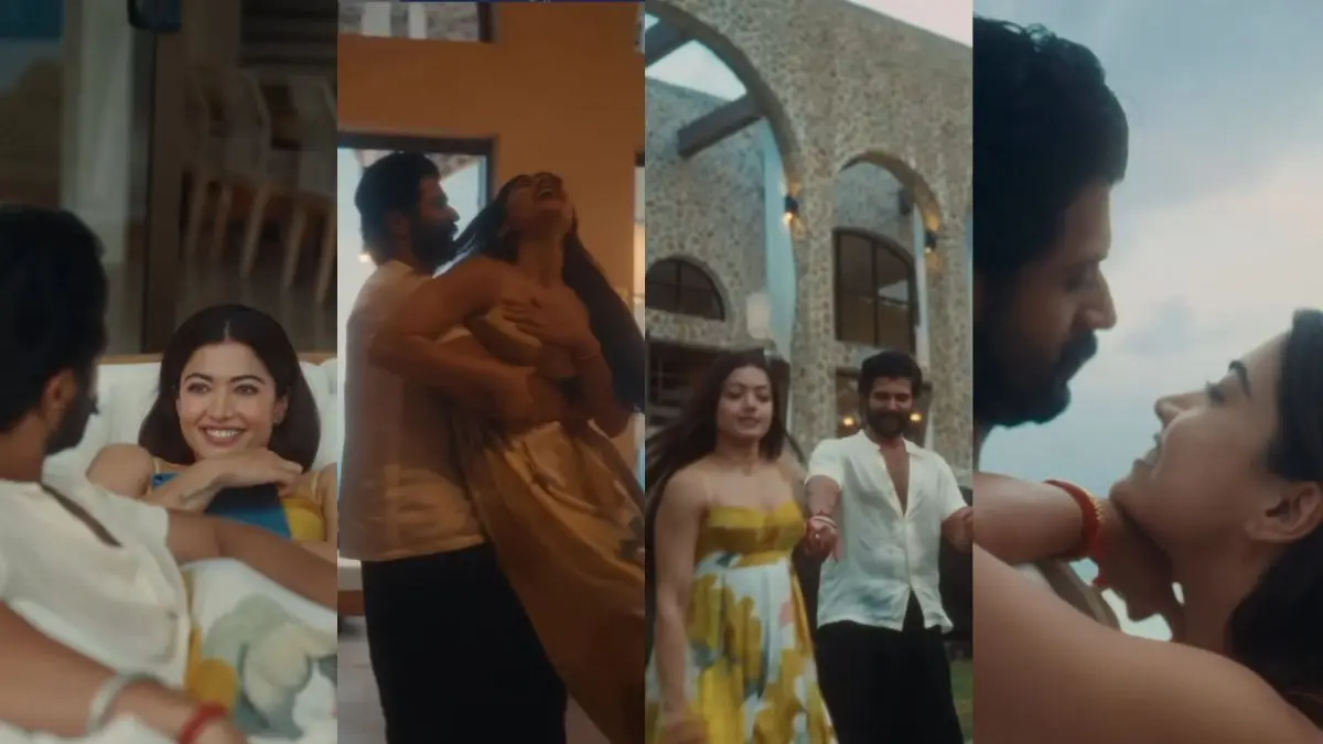 स्विमिंग पूल में मस्ती, डांस और फिर KISS... रश्मिका ने शेयर किया हनीमून का इनसाइड VIDEO, फैंस बोले- ऐसा प्यार किस्मत वालों को मिलता है Rashmika Mandanna- Vijay Deverakonda Honeymoon