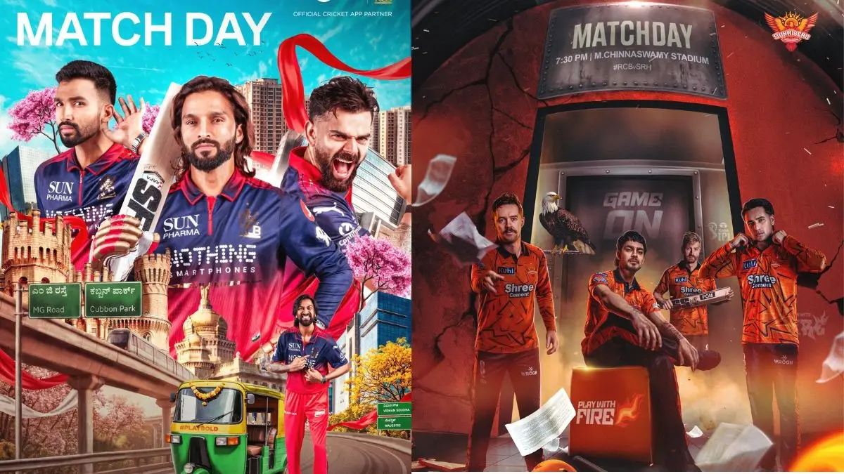 RCB बनाम SRH मैच से IPL 2026 का आगाज आज, कौन मारेगा पहली बाजी? दोनों टीमों की संभावित प्लेइंग 11 RCB vs SRH