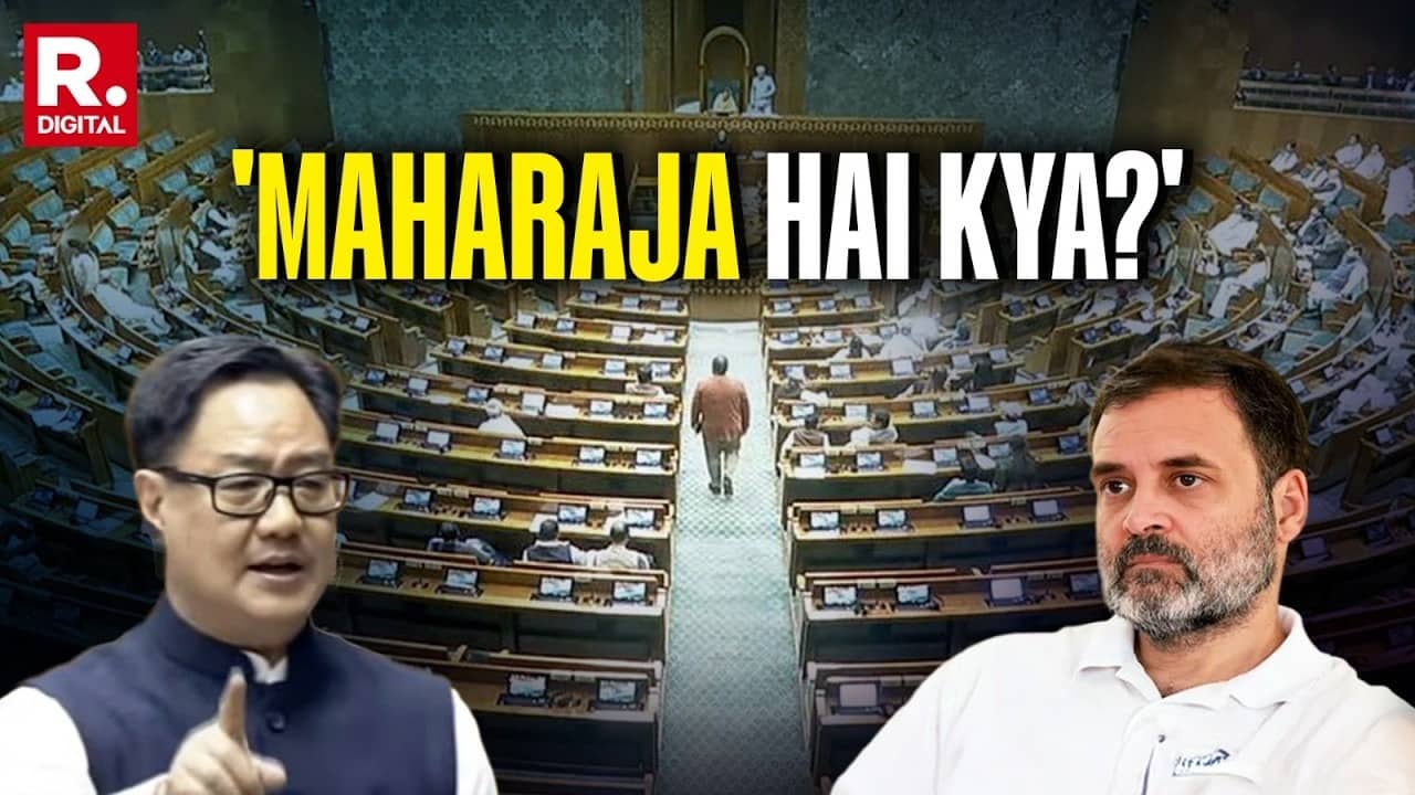 Rijiju Attacks Rival