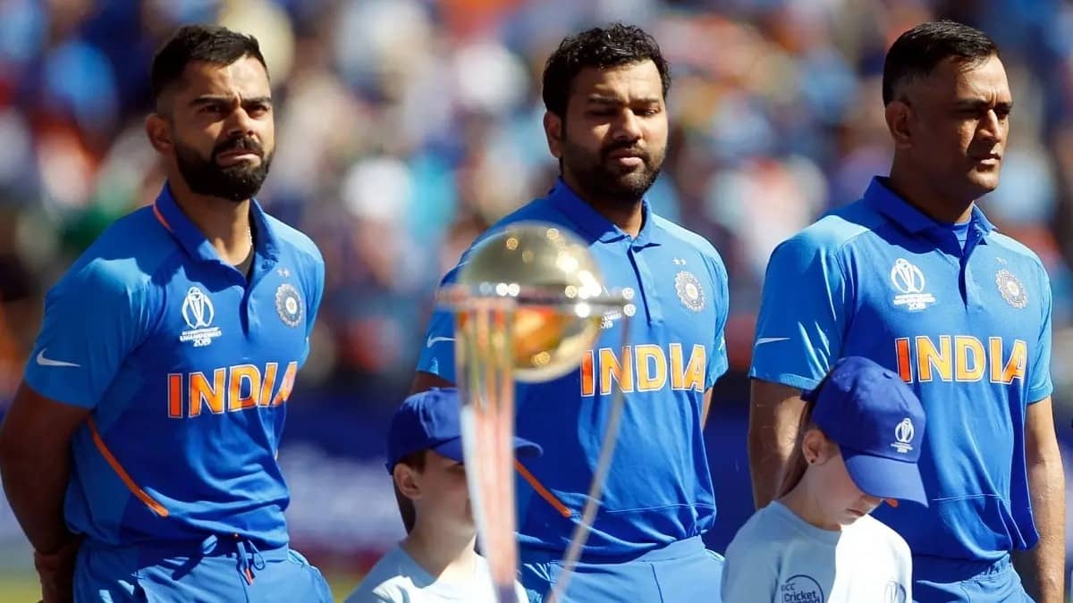 Rohit Sharma, MS Dhoni, Virat Kohli