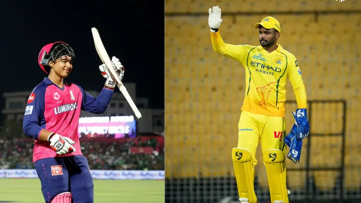 RR vs CSK: वैभव सूर्यवंशी और संजू सैमसन गेंदबाजों पर बरपाएंगे कहर? फैंस का बेसब्री से इंतजार; जानें दोनों टीमों की संभावित प्लेइंग 11 RR vs CSK predicted playing 11