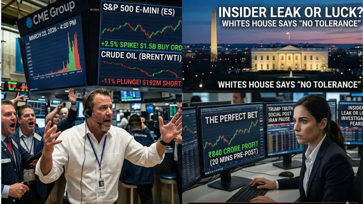 Who Made Rs 840 Crore In 20 Minutes From Trump's Iran War Announcement? Rs 840 Crore In 20 Minutes: Legit trade or insider leak?