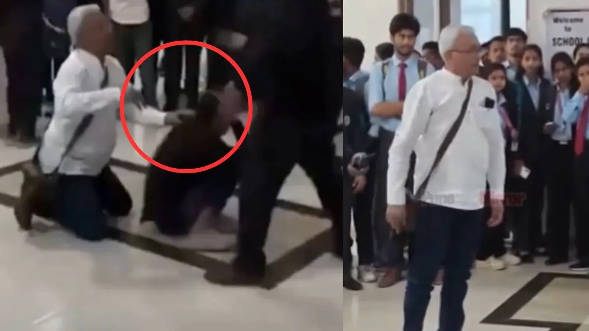 ‘Salute to the Father’: Man Beats Daughter’s Harasser on Campus, Video Goes Viral | WATCH ‘Salute to the Father’: Man Beats Daughter’s Harasser on Campus, Video Goes Viral | WATCH